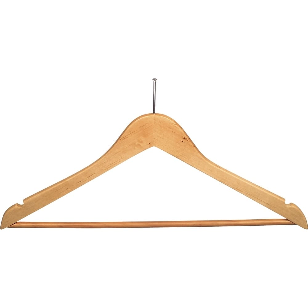 Flat Anti-Theft Clothes Hanger with P-Nail, Security Hangers for Retail and Hospitality