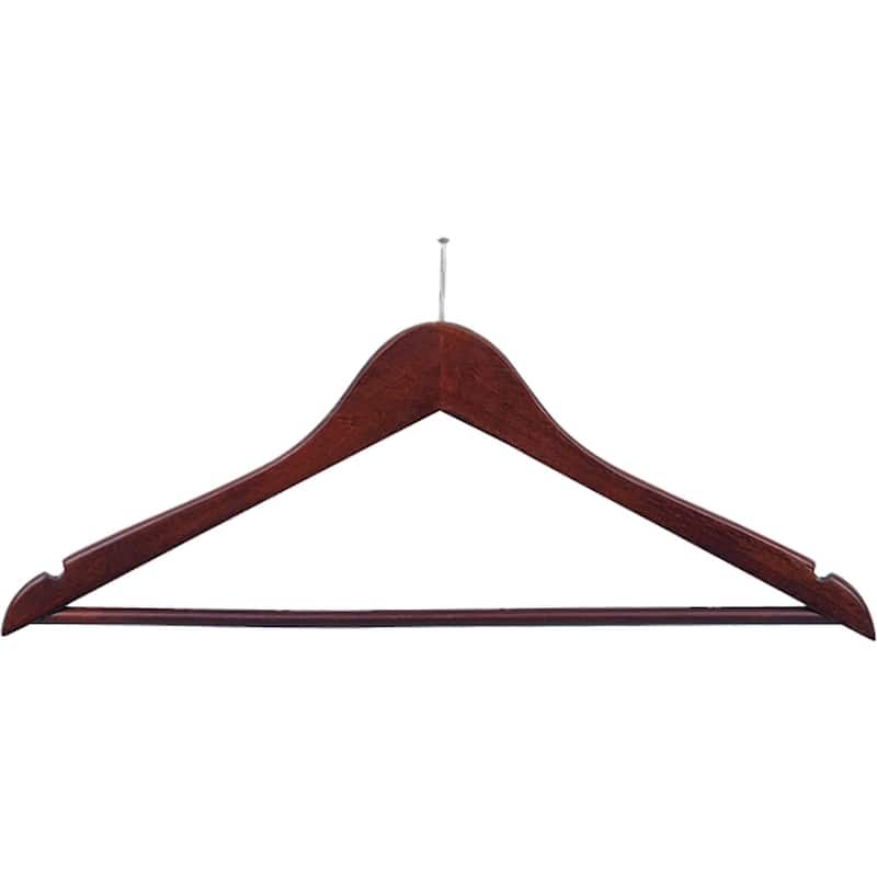 Flat Anti-Theft Clothes Hanger with P-Nail, Security Hangers for Retail and Hospitality