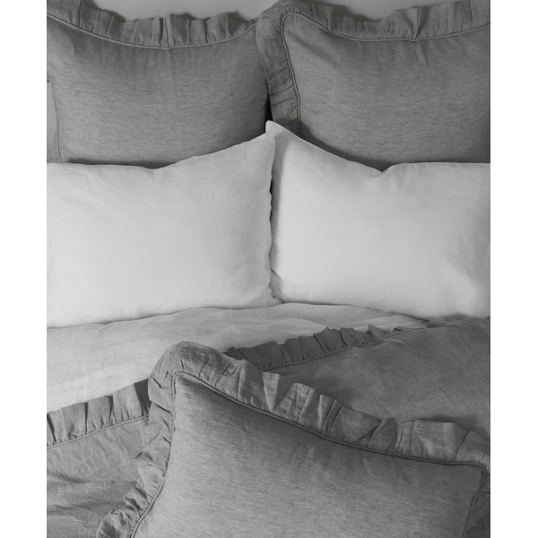 Cottage Home Bentley Linen Duvet Cover Grey Chambray