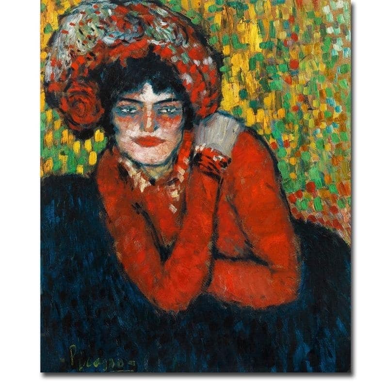 Margot by Pablo Picasso Gallery Wrapped Canvas Giclee Art (24 in x 20 in)