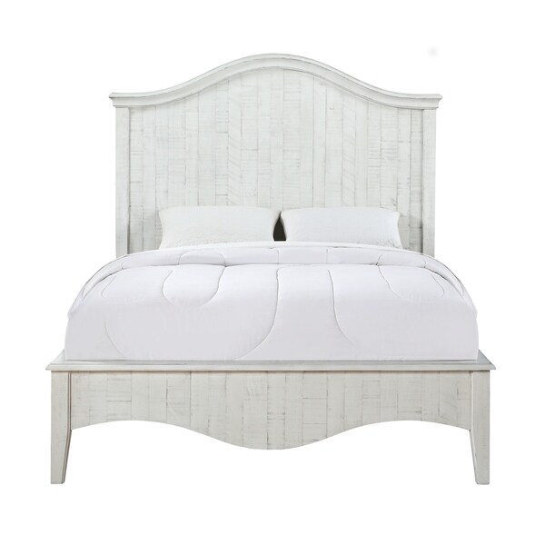 white wooden bed sale