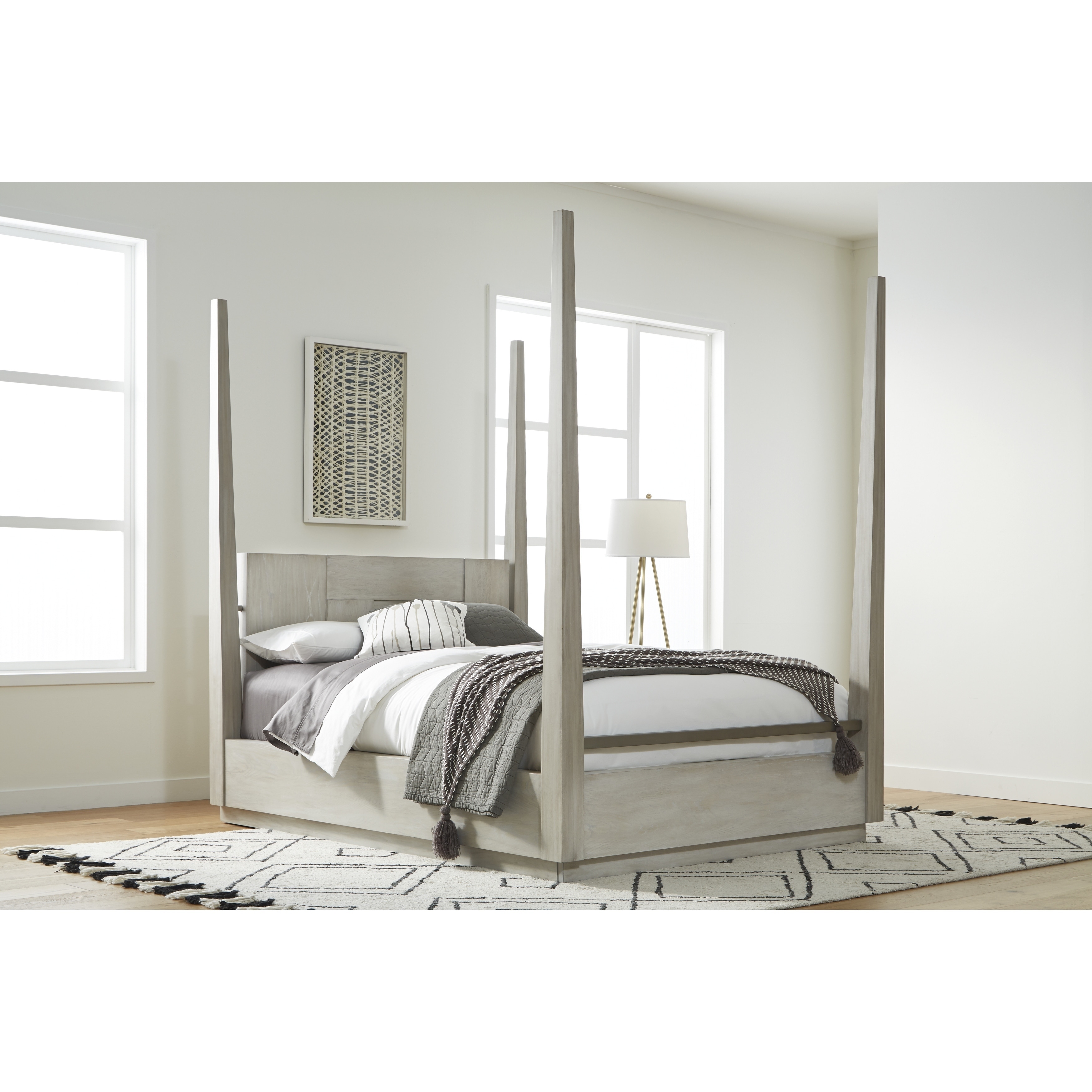 The gray barn epona deals contemporary arched four poster bed