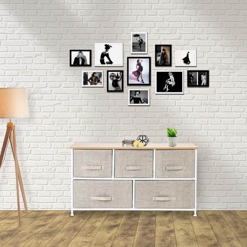 Living Room Unit Storage Cabinet with Drawers Simple TV Stand Chest of Drawers