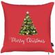 Merry Christmas Tree Throw Pillow Cover Christmas Gift 18"x18"