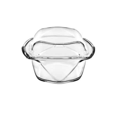 Majestic Gifts Glass oven to table Dishes- Small- Dish W/ Cover