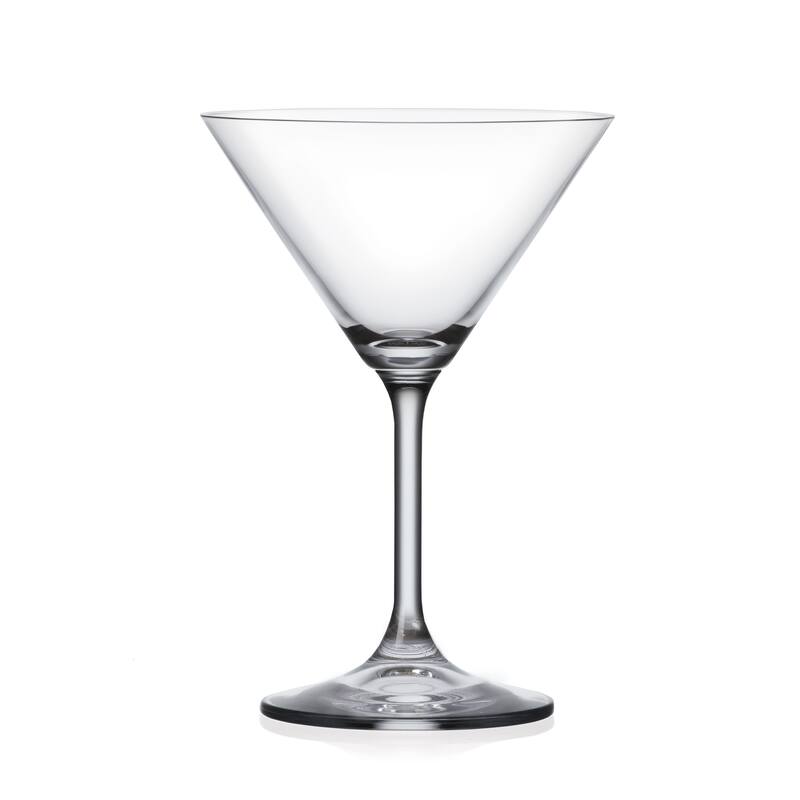Majestic Gifts Inc. Set of 6 Classic Clear Martini Glass-7.5 oz.