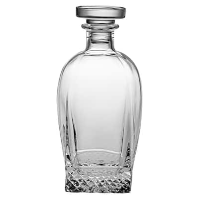 Majestic Gifts Inc. Crystal Square Whiskey Decanter W/ Stopper-28 oz.