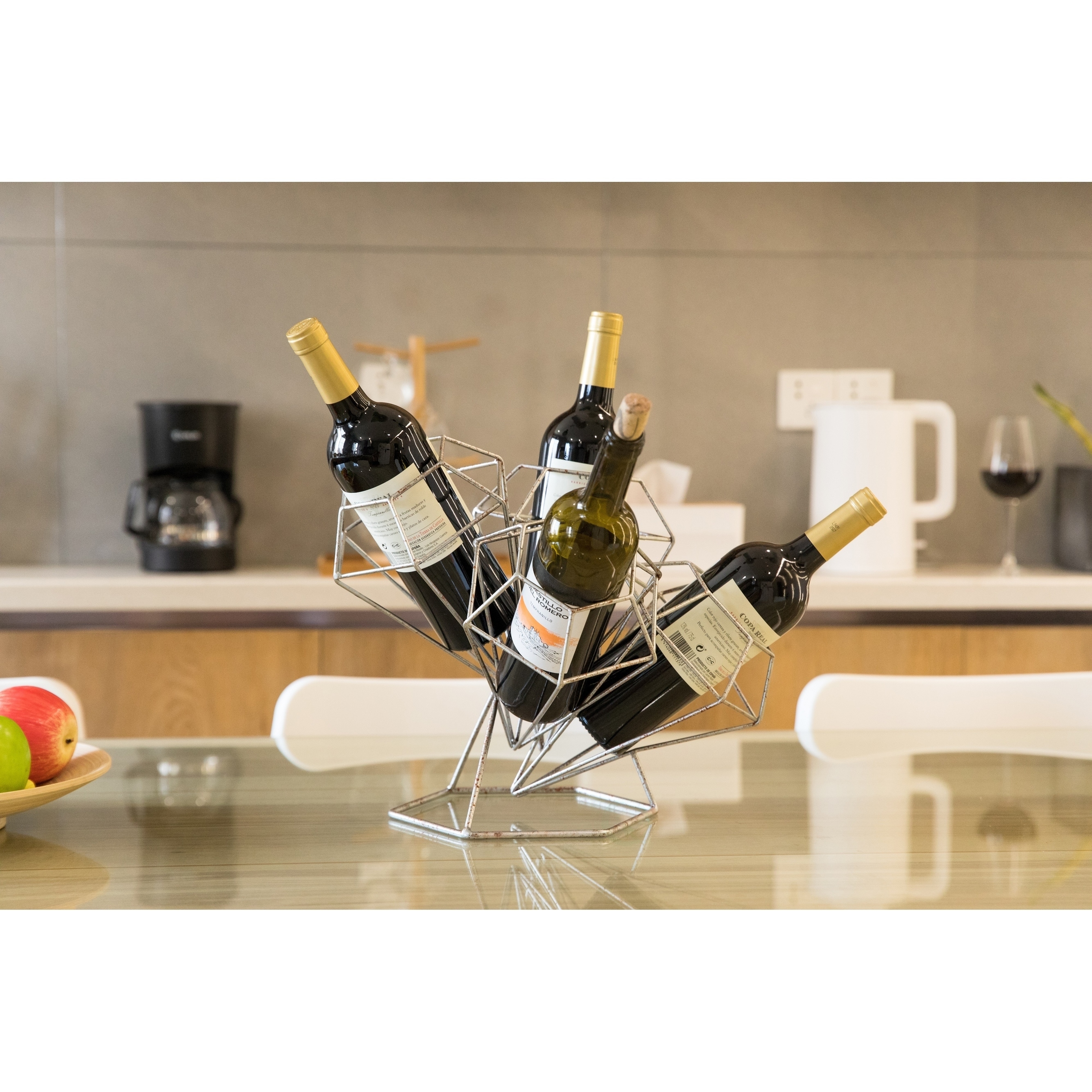Diamond shaped wine rack cheap