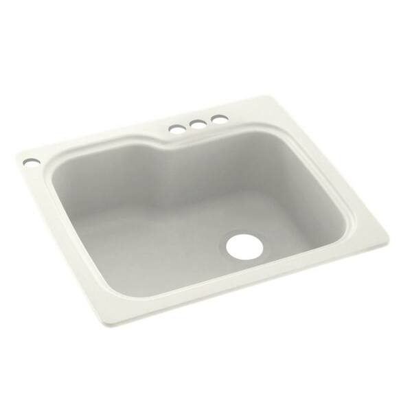Shop Swan 25 In D X 22 In W X 9 5 In H Solid Surface Dual Mount