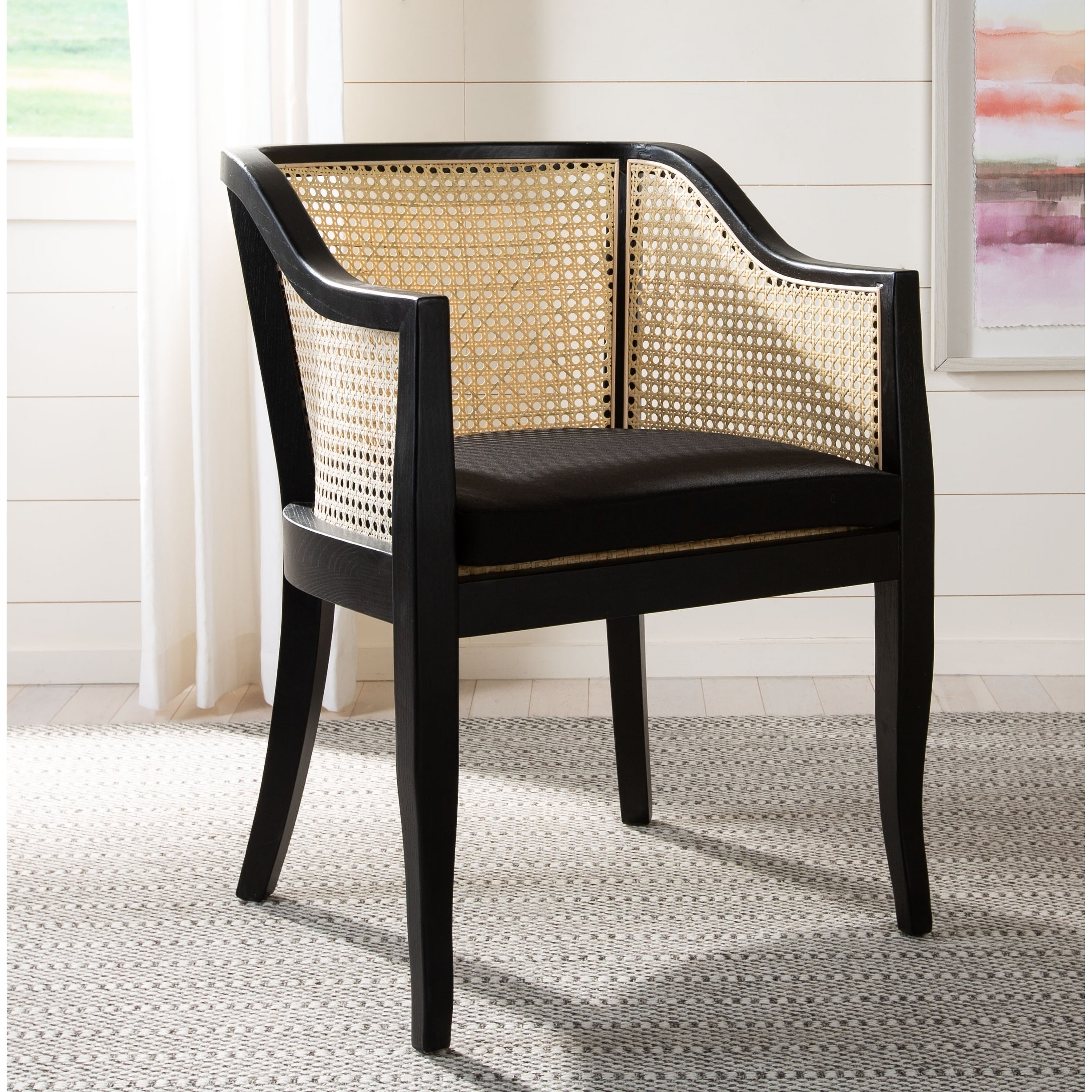 overstock cane chair