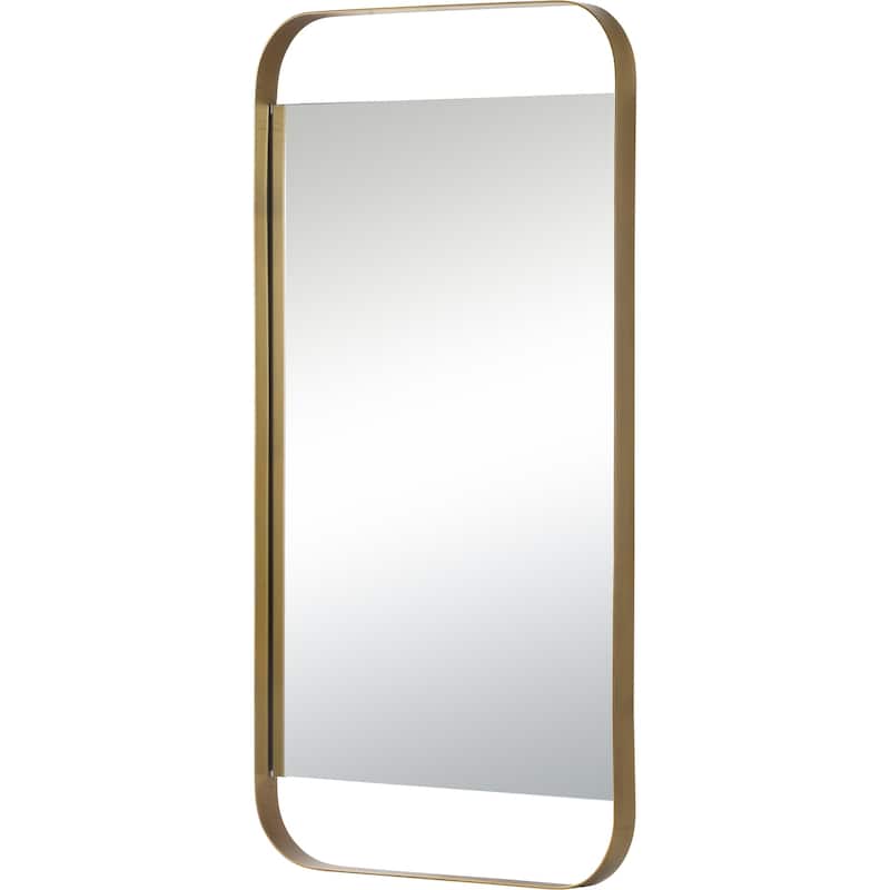 Carson Carrington Hjuljern Framed Painted Antique Brass Mirror
