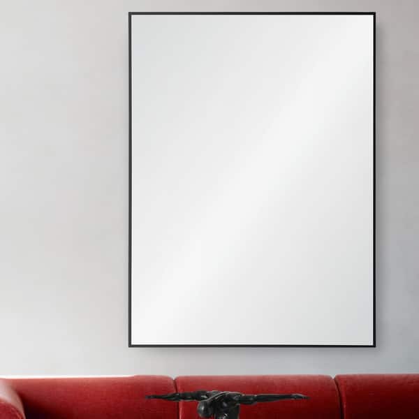 slide 1 of 7, Strick & Bolton Matte Black Mirror