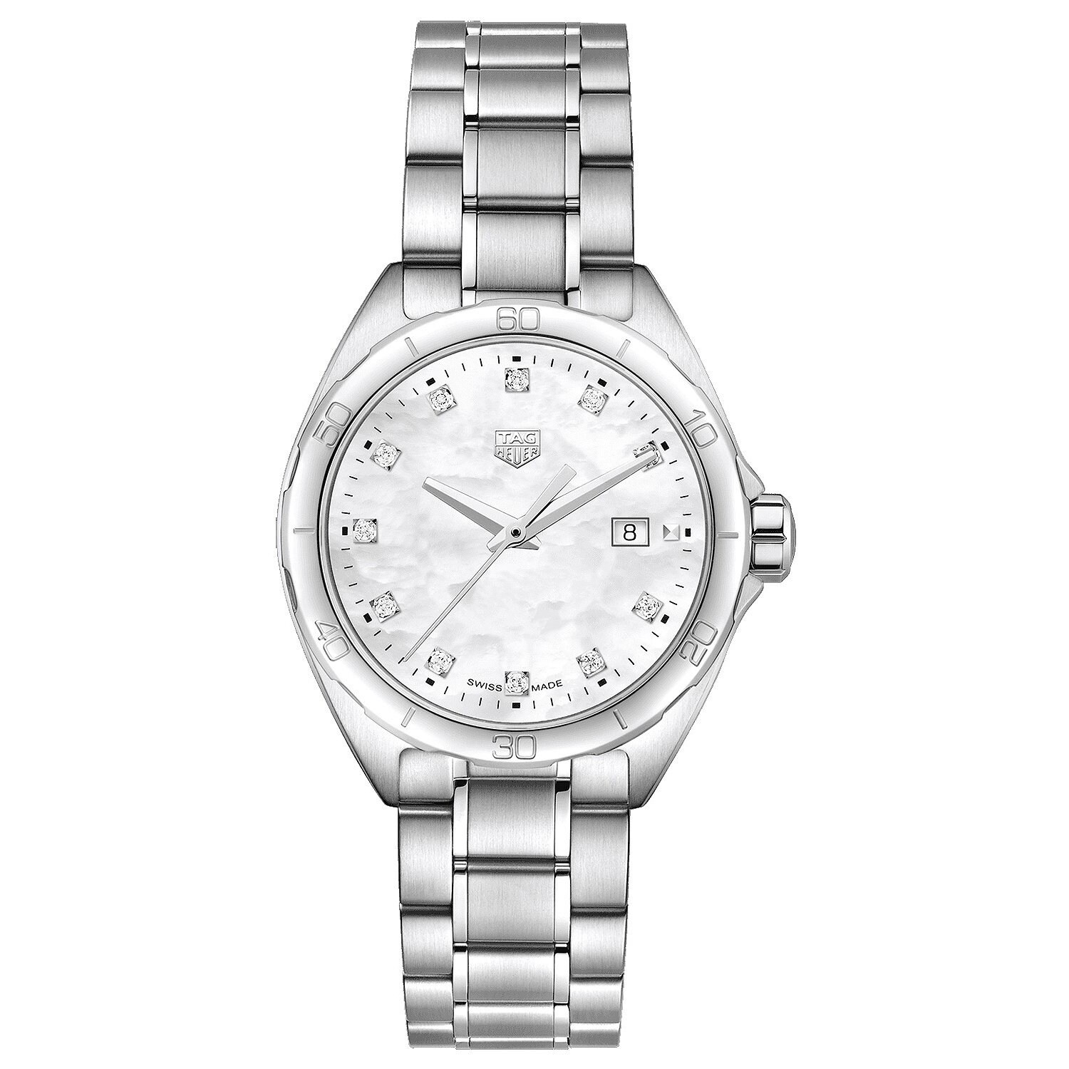 Shop Tag Heuer Women S Wbj1419 Ba0664 Formula 1 Diamond Stainless Steel Watch On Sale Overstock 29351776