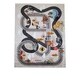 preview thumbnail 1 of 3, La Dole Rugs Cream Beige Grey Train Tracks Road Area Rug Mat For Kids Kid Childrens Playroom 5x7, 8x10, 7X9 feet