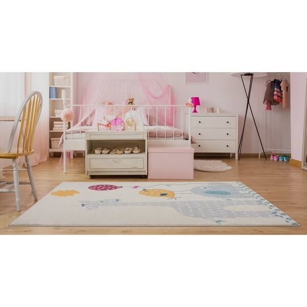 Yellow White Colorfull Area Rug Carpet Mat Baloons Sun Area Rug Carpet Mat Baloons Sun