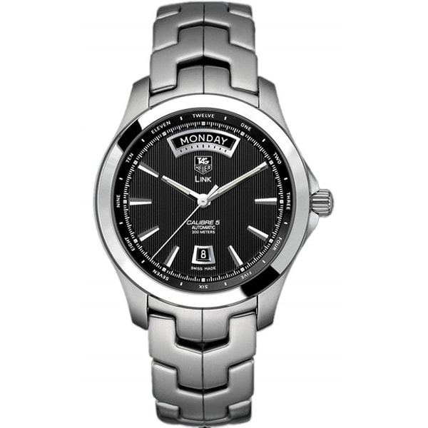 Tag Heuer Men's WJF2010.BA0592 'Link' Stainless Steel Watch. Opens flyout.
