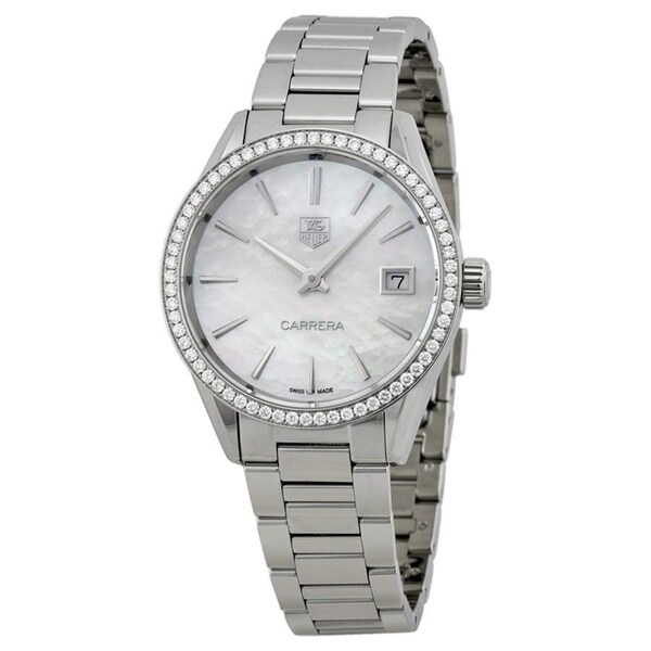 Tag Heuer Women's WAR1315.BA0773 'Carrera' Stainless Steel Watch. Opens flyout.