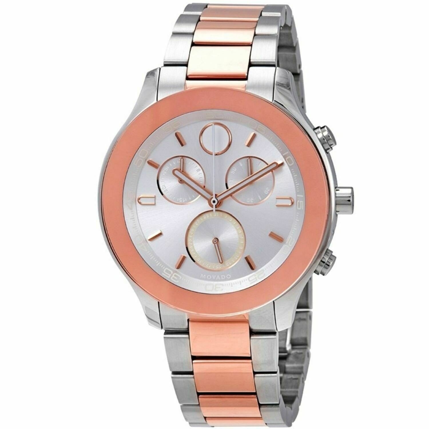 movado rose gold womens