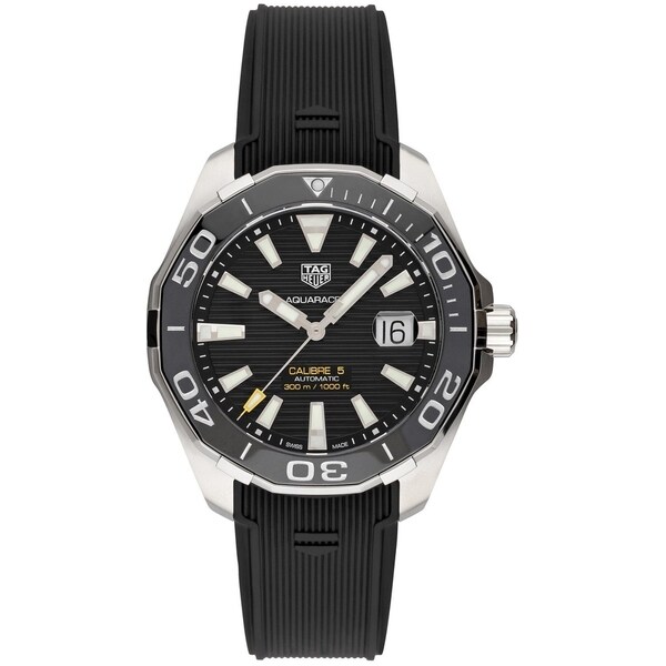 tag heuer aquaracer rubber strap for sale