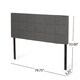 Marlene Contemporary Upholstered Headboard by Christopher Knight Home - Thumbnail 2