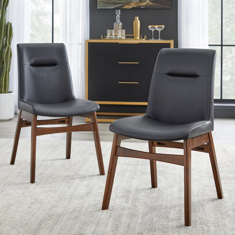 Simple Living Vance Dining Chair (Set of 2) - Set of 2 - Black - Dining Height