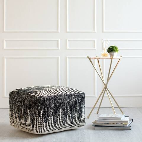 Dahlia Braided Pattern Pouf