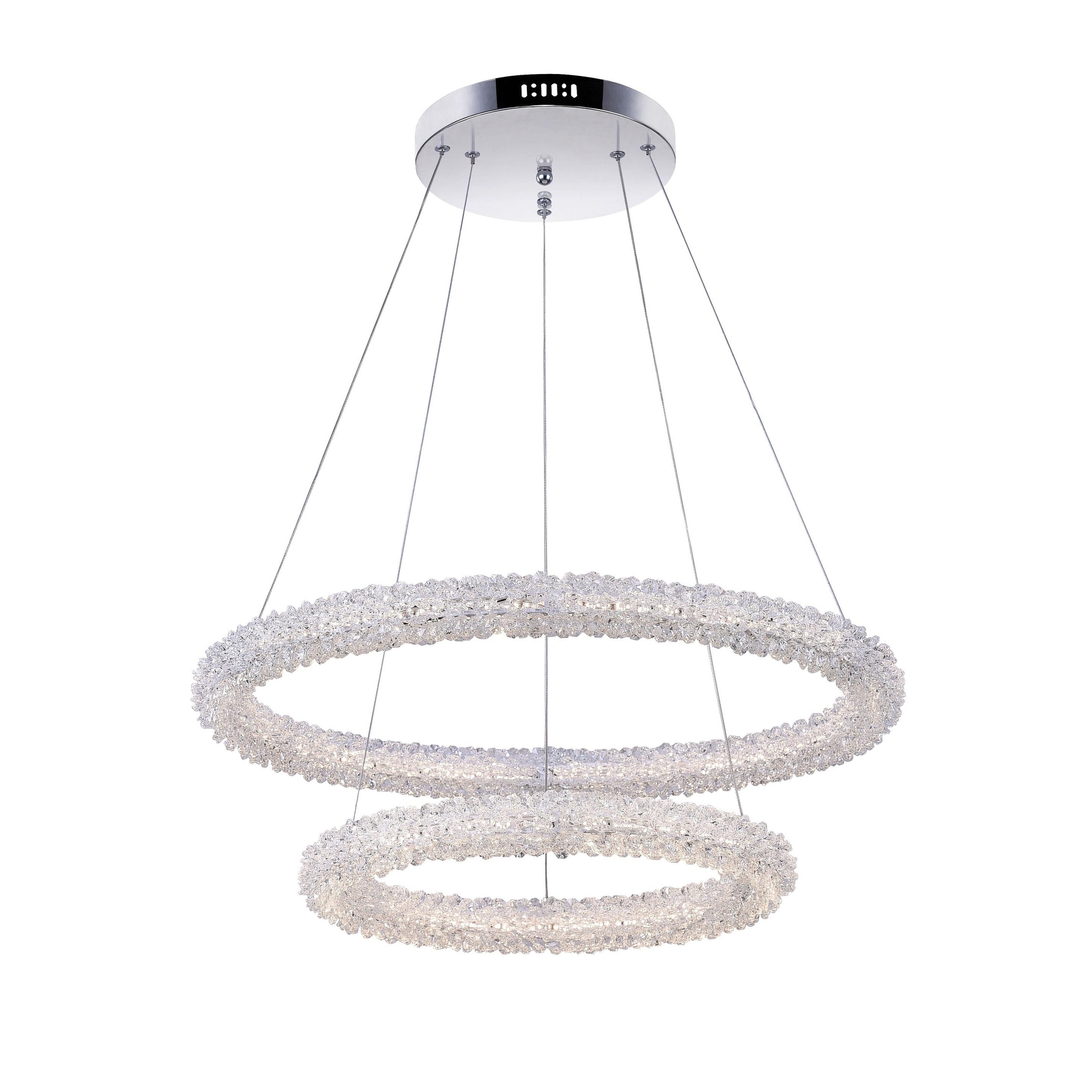 Arielle LED Chandelier with Chrome Finish - Chandeliers For Bedrooms by Overstock.com