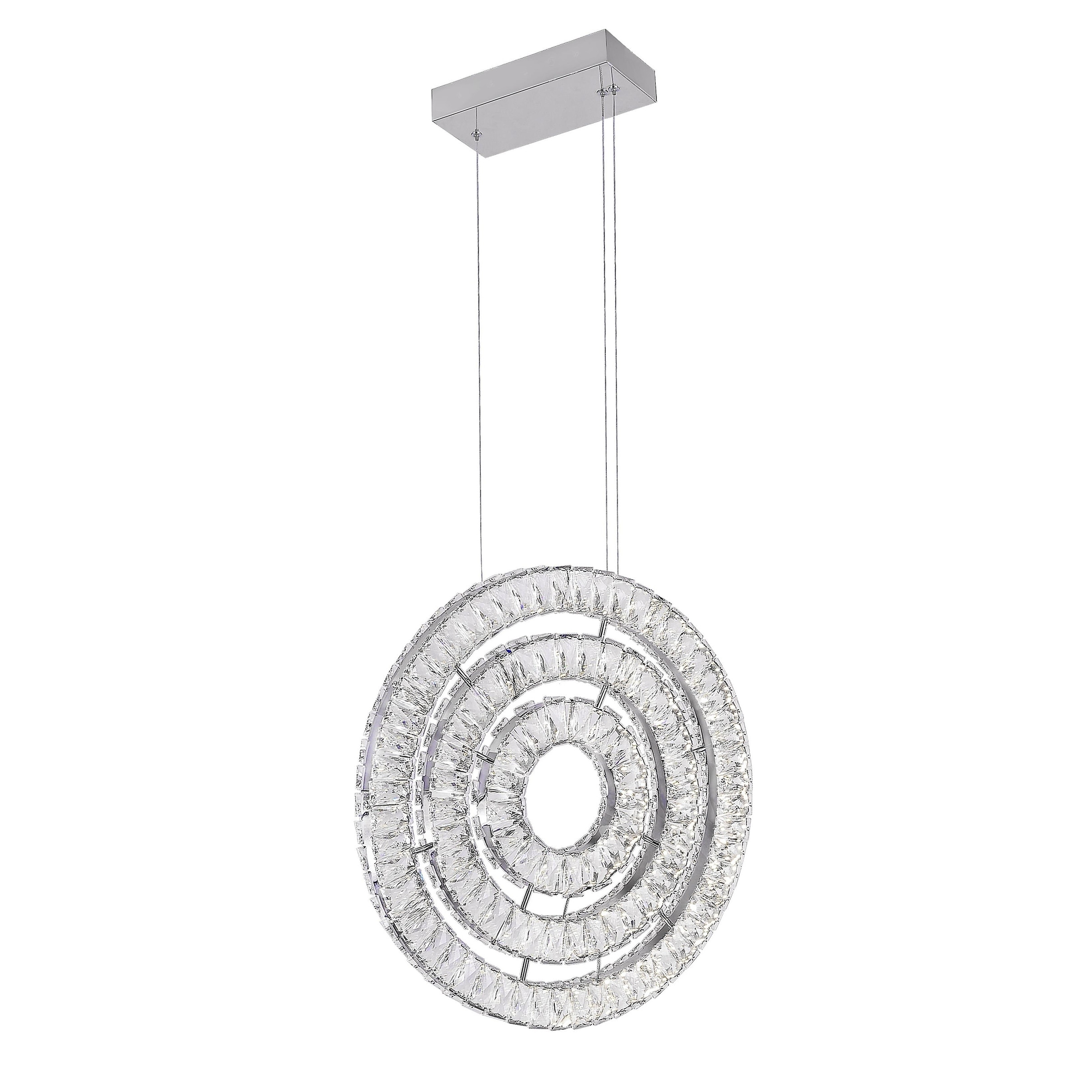 Celina LED Chandelier with Chrome Finish - Chandeliers For Bedrooms by Overstock.com