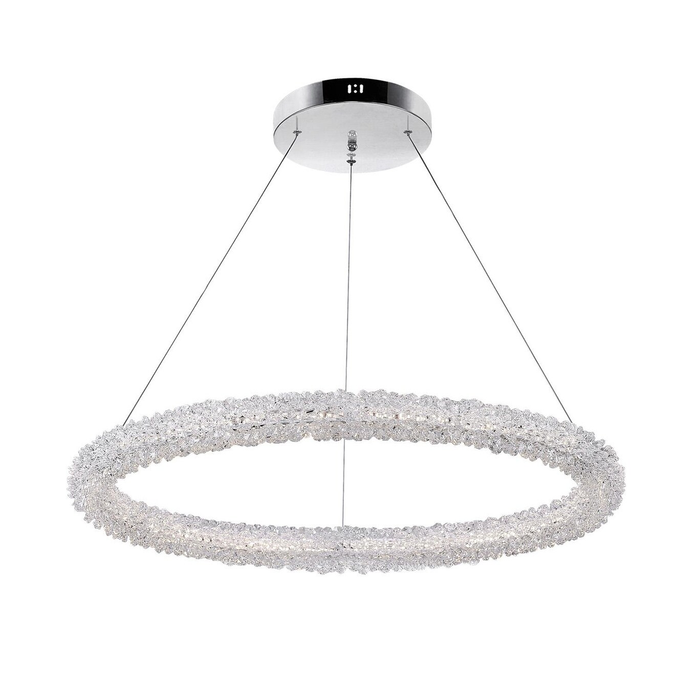 Arielle LED Chandelier with Chrome Finish - Chandeliers For Bedrooms by Overstock.com