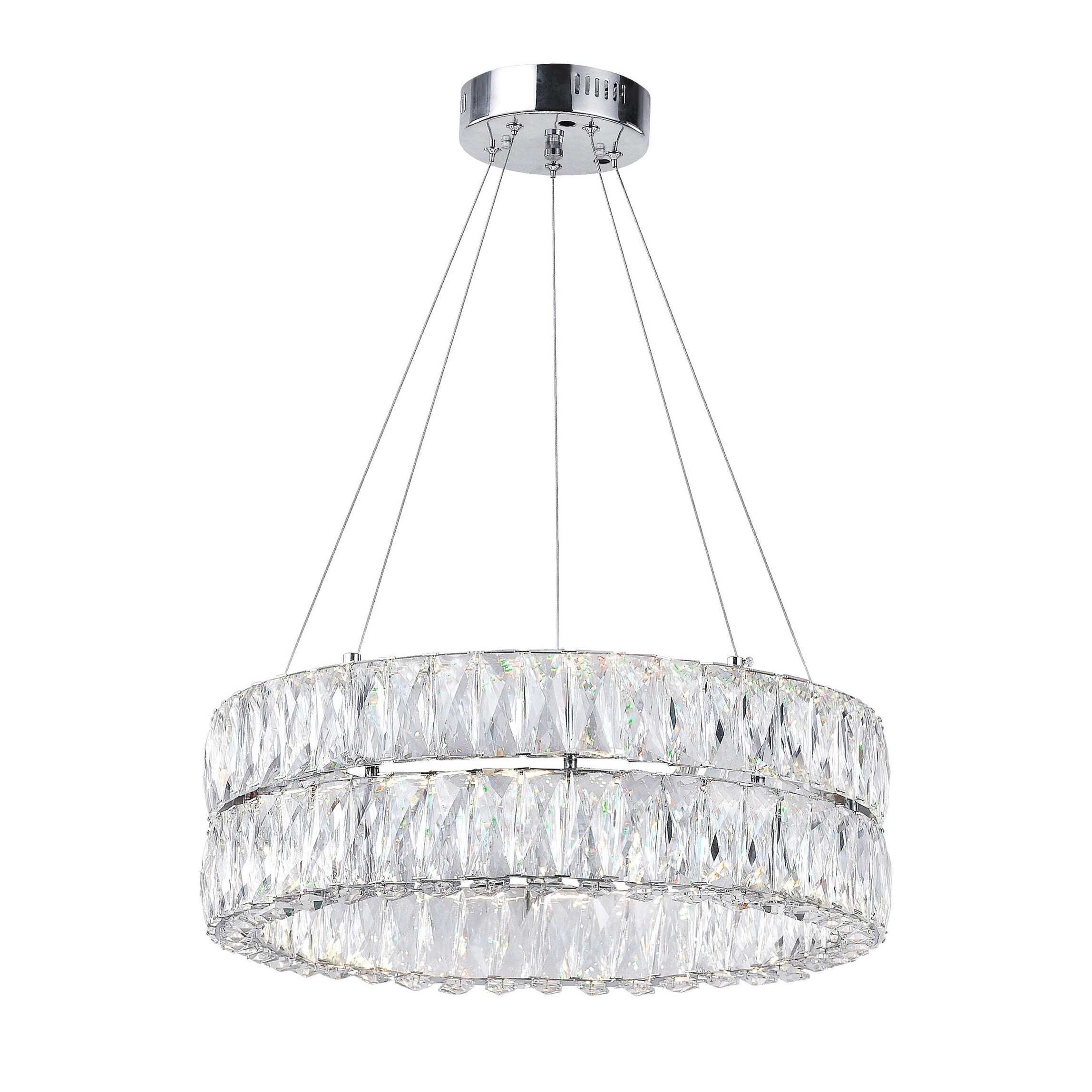 Madeline LED Chandelier with Chrome Finish - Chandeliers For Bedrooms by Overstock.com
