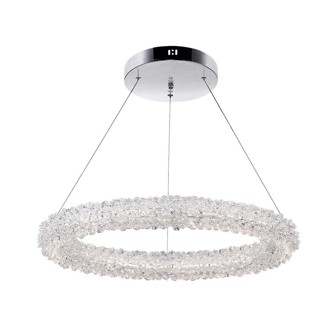 Arielle LED Chandelier with Chrome Finish - Chandeliers For Bedrooms by Overstock.com
