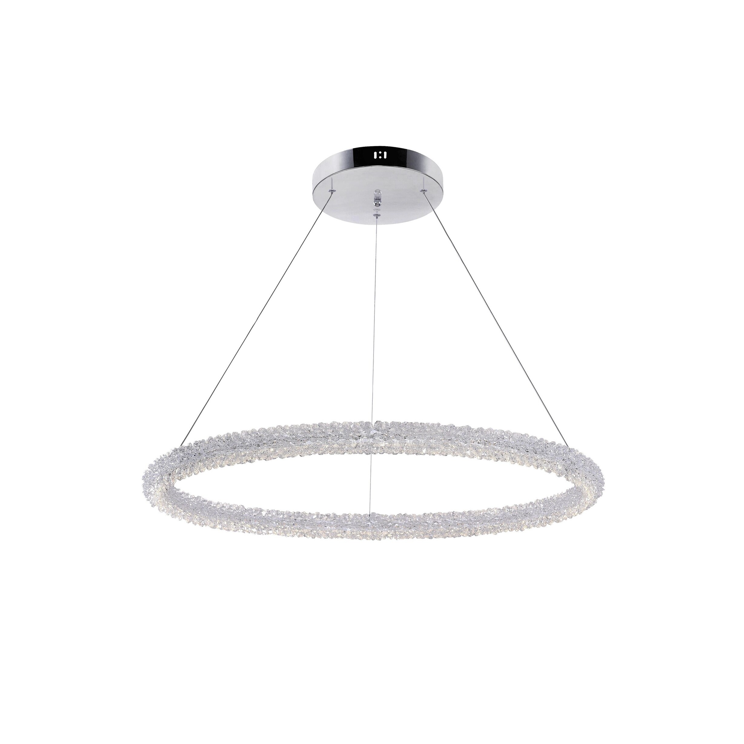 Arielle LED Chandelier with Chrome Finish - Chandeliers For Bedrooms by Overstock.com