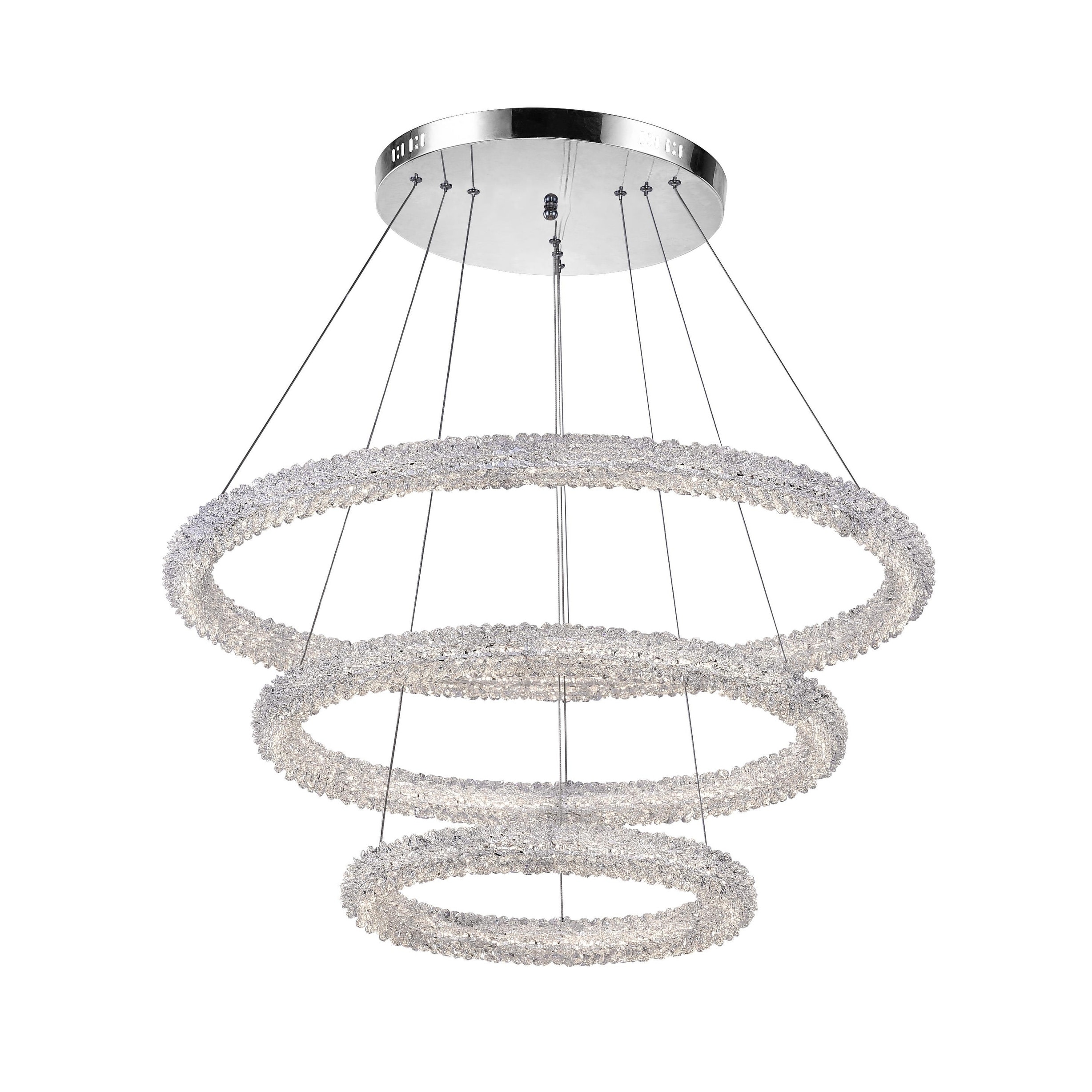Arielle LED Chandelier with Chrome Finish - Chandeliers For Bedrooms by Overstock.com