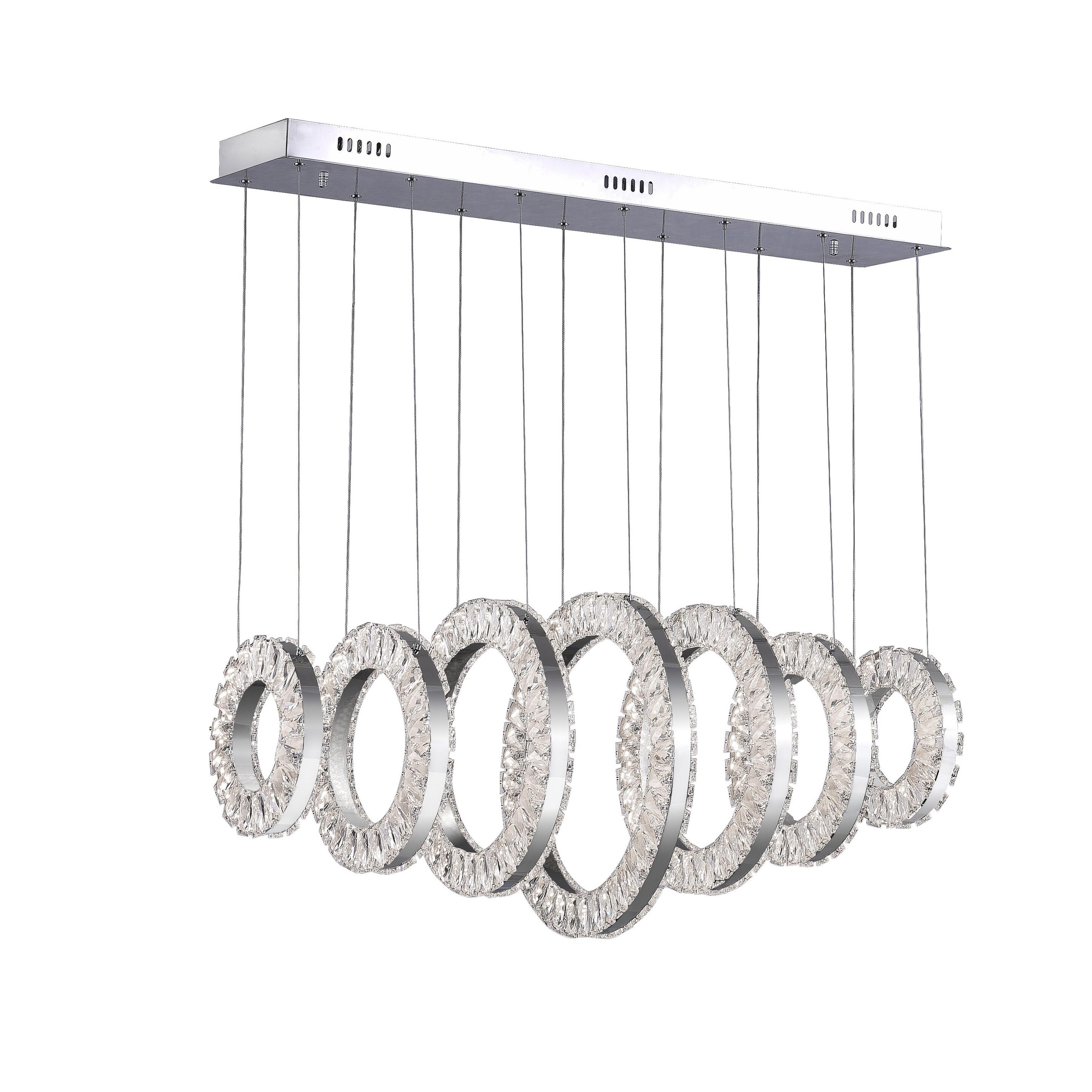 Celina LED Chandelier with Chrome Finish - Chandeliers For Bedrooms by Overstock.com