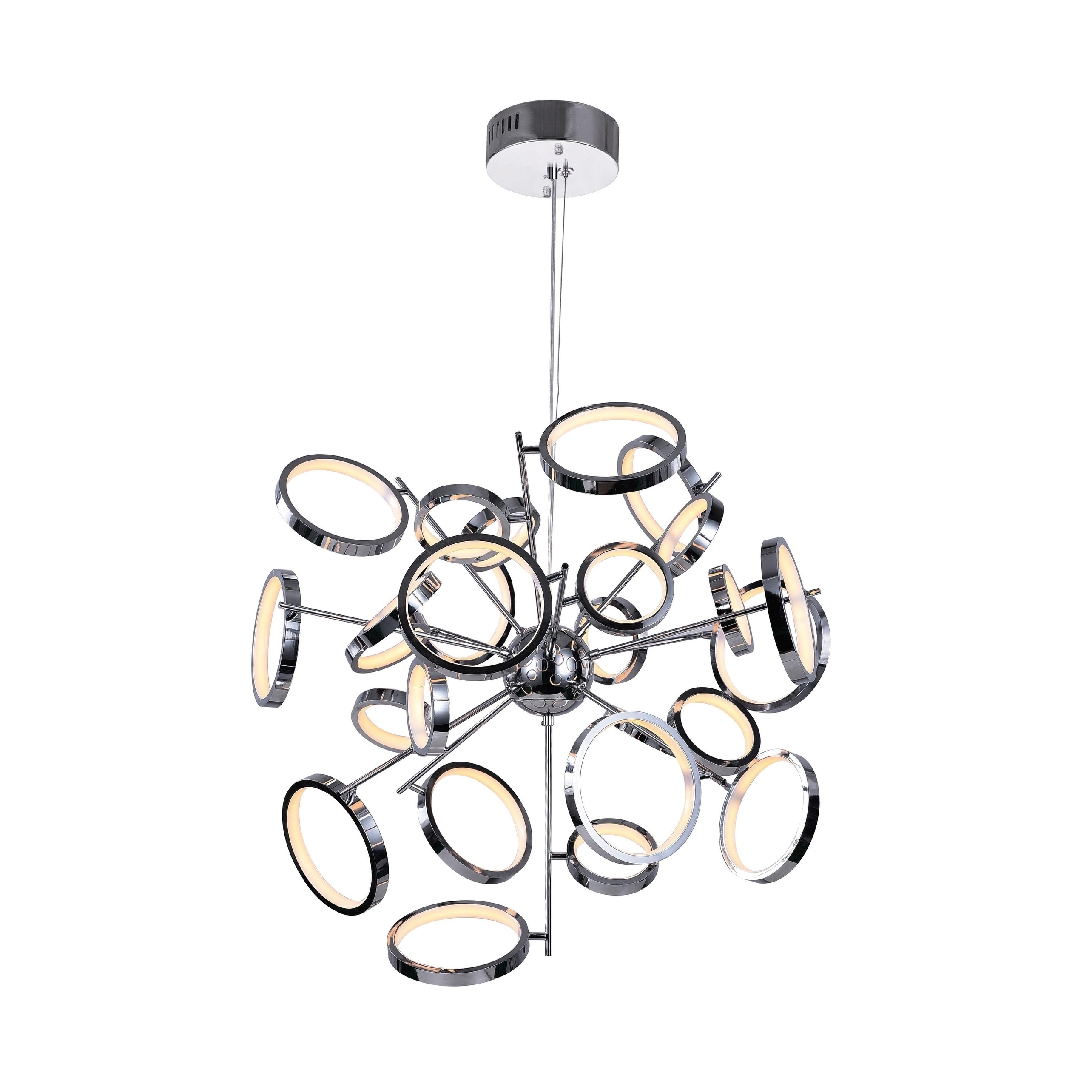 Colette LED Chandelier with Chrome Finish - Chandeliers For Bedrooms by Overstock.com