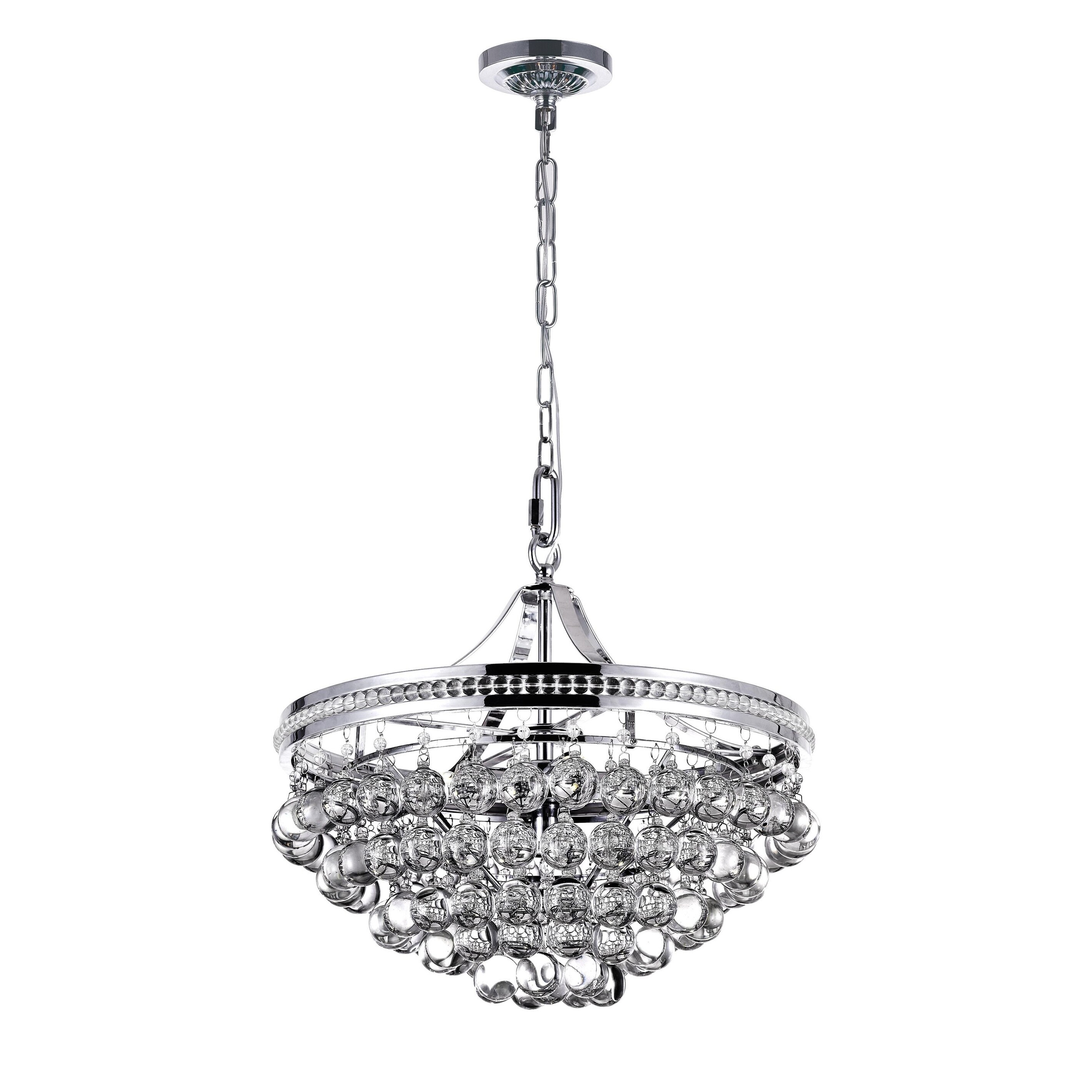Seraphina 5 Light Chandelier with Chrome Finish - Chandeliers For Bedrooms by Overstock.com