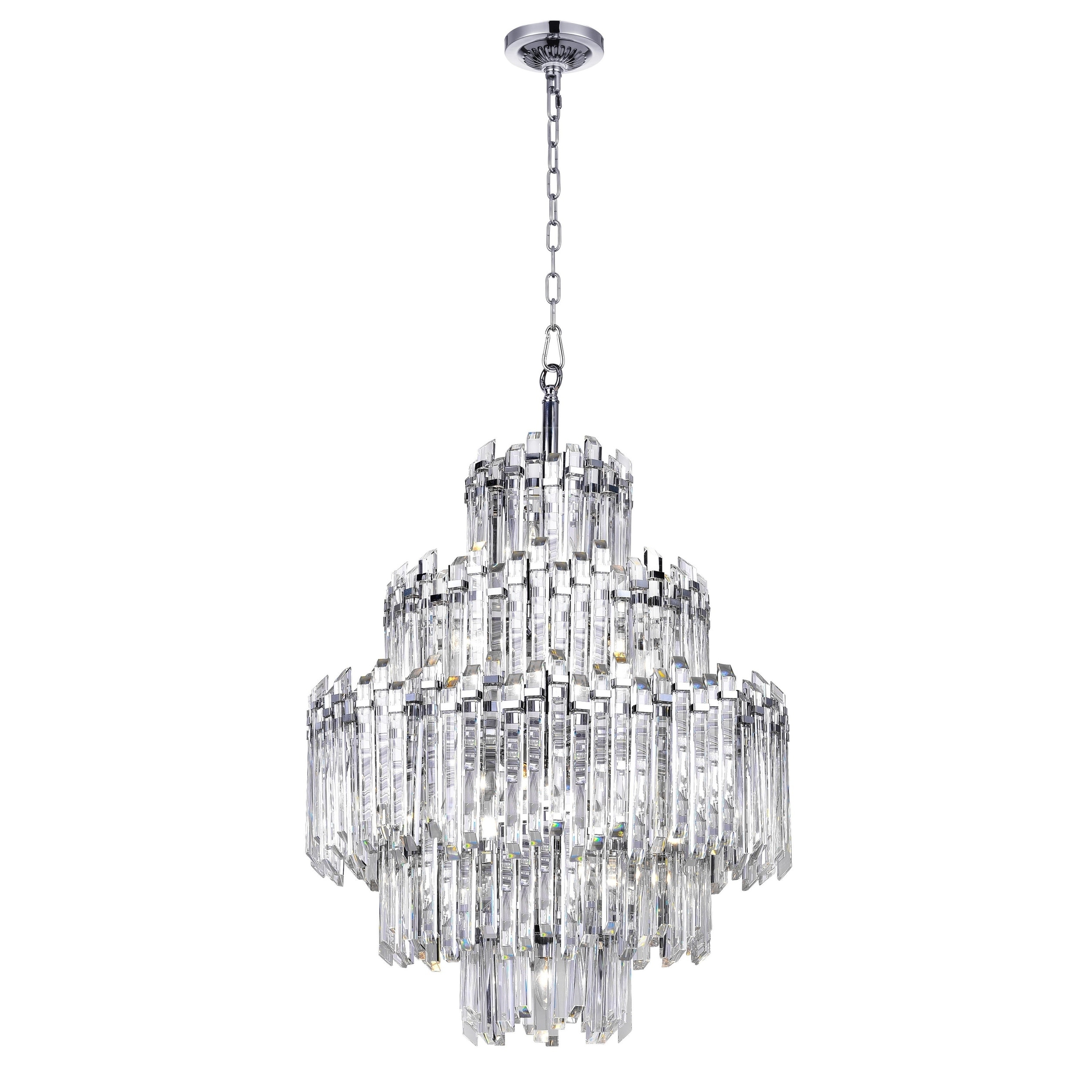 Henrietta 15 Light Chandelier with Chrome Finish - Chandeliers For Bedrooms by Overstock.com