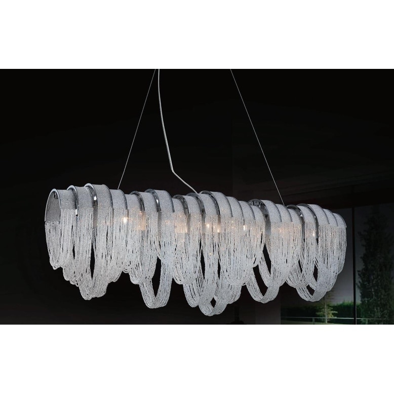 Engaged 10 Light Down Chandelier with Chrome finish - Chandeliers For Bedrooms by Overstock.com
