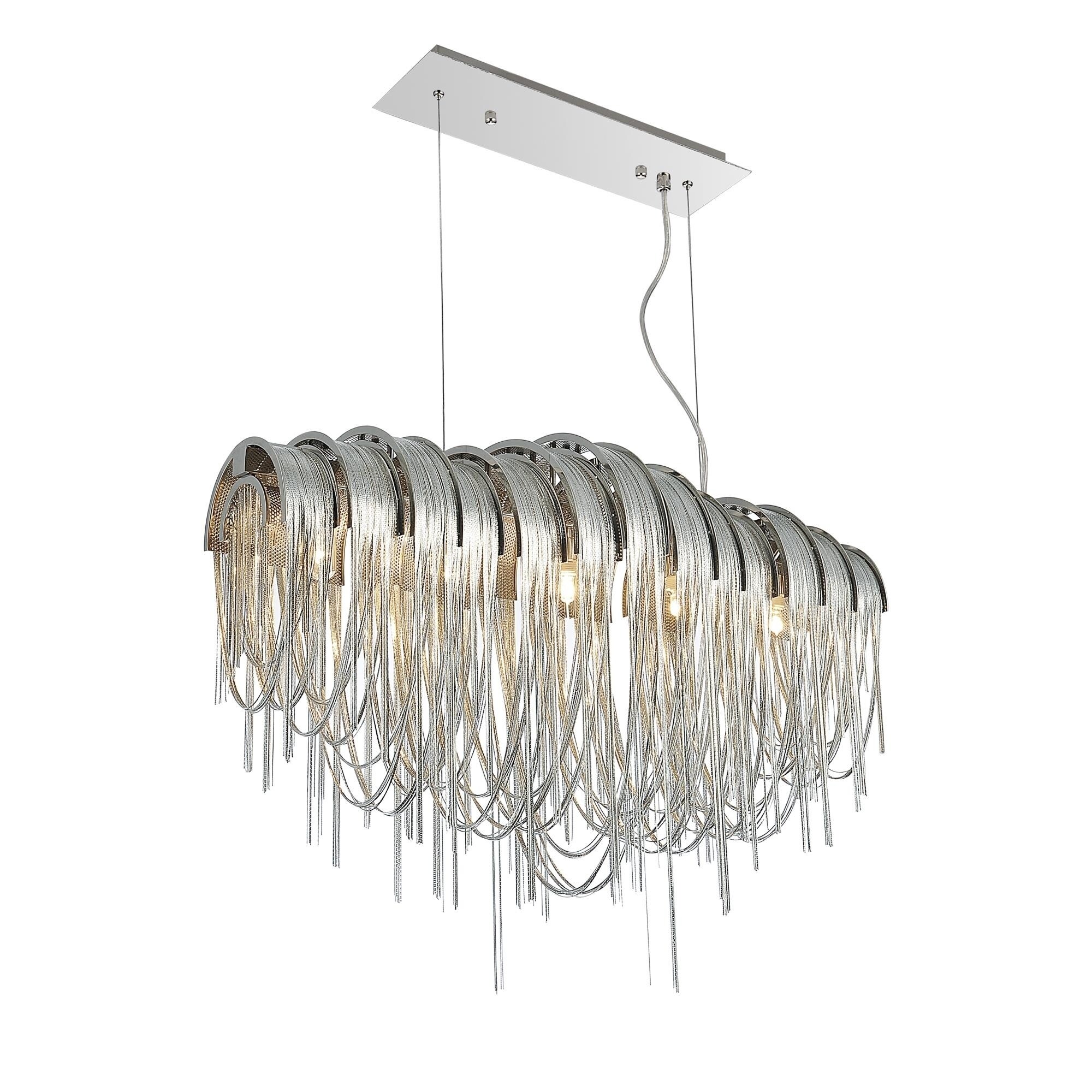 Shirley 6 Light Down Chandelier with Chrome finish - Chandeliers For Bedrooms by Overstock.com
