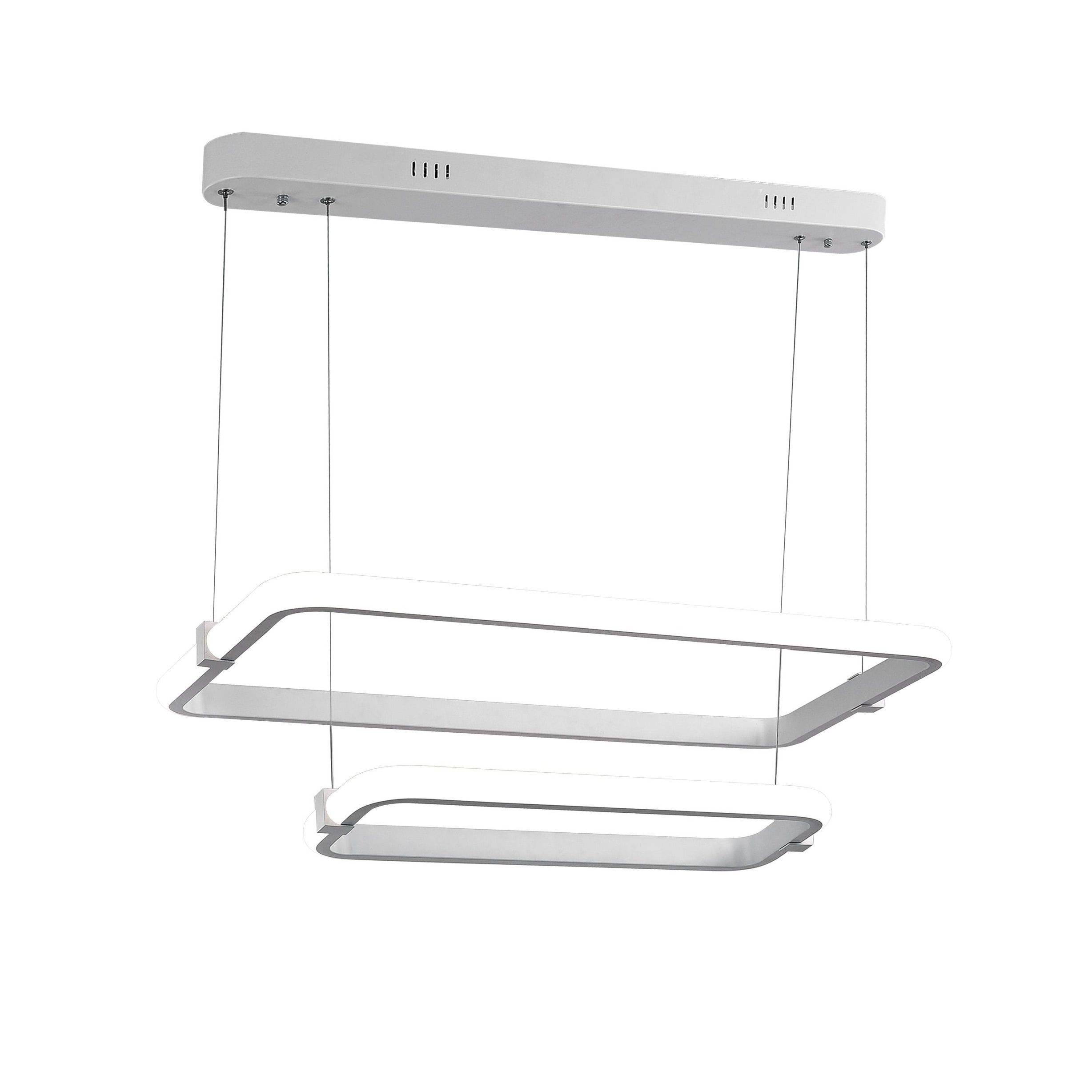 Annabella LED Chandelier with White Finish - Chandeliers For Bedrooms by Overstock.com