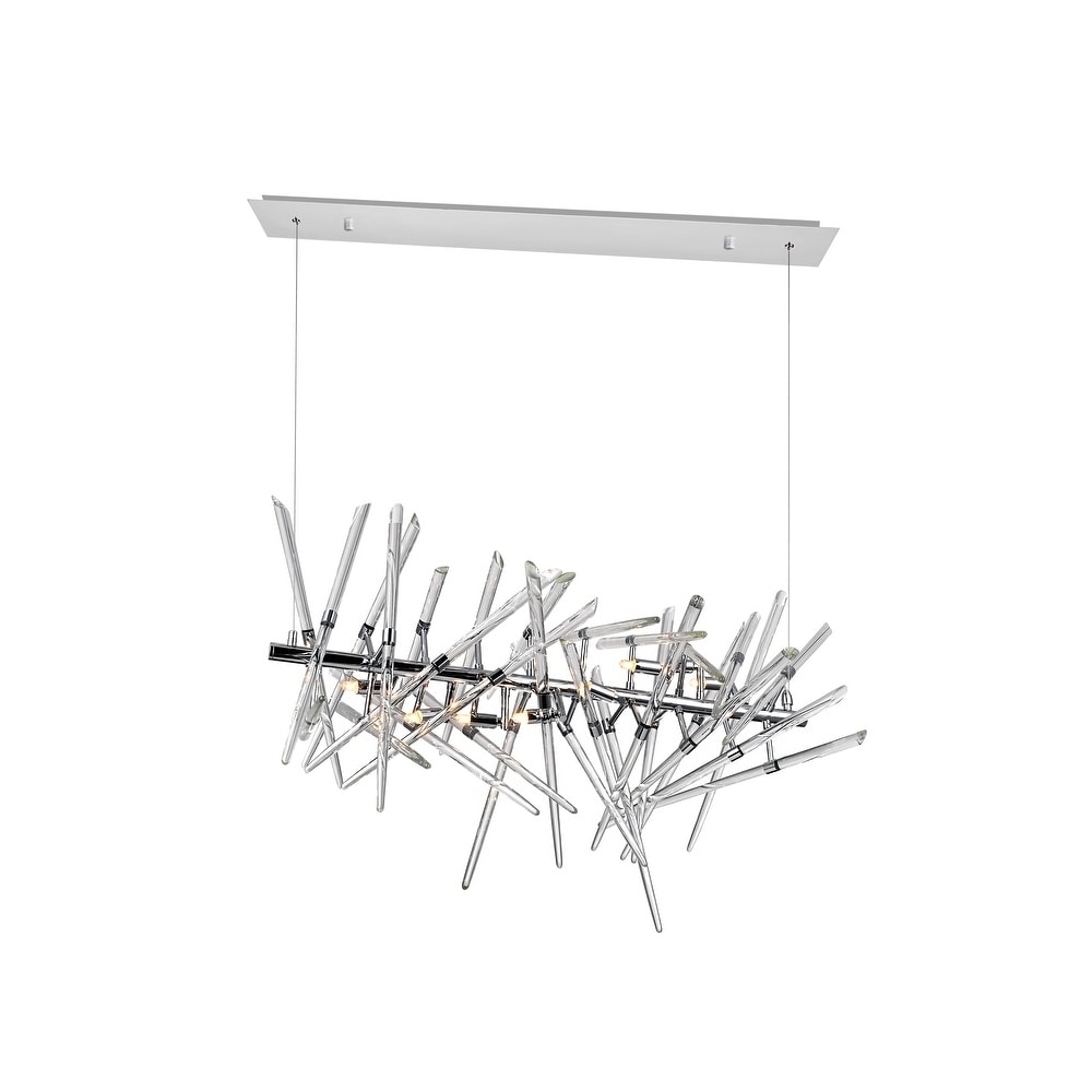Icicle 9 Light Chandelier with Chrome Finish - Chandeliers For Bedrooms by Overstock.com