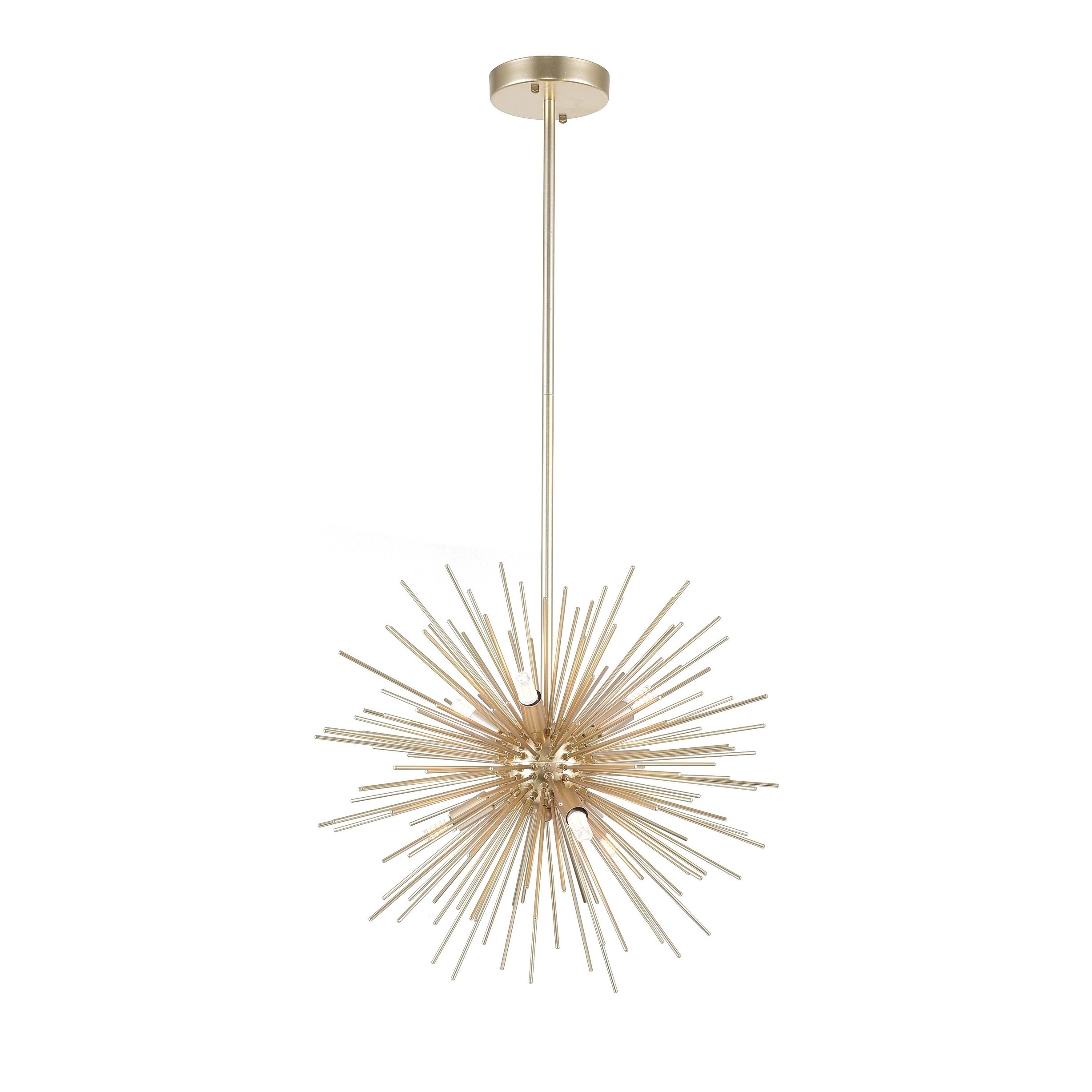 Savannah 6 Light Chandelier with Gold Leaf Finish - Chandeliers For Bedrooms by Overstock.com