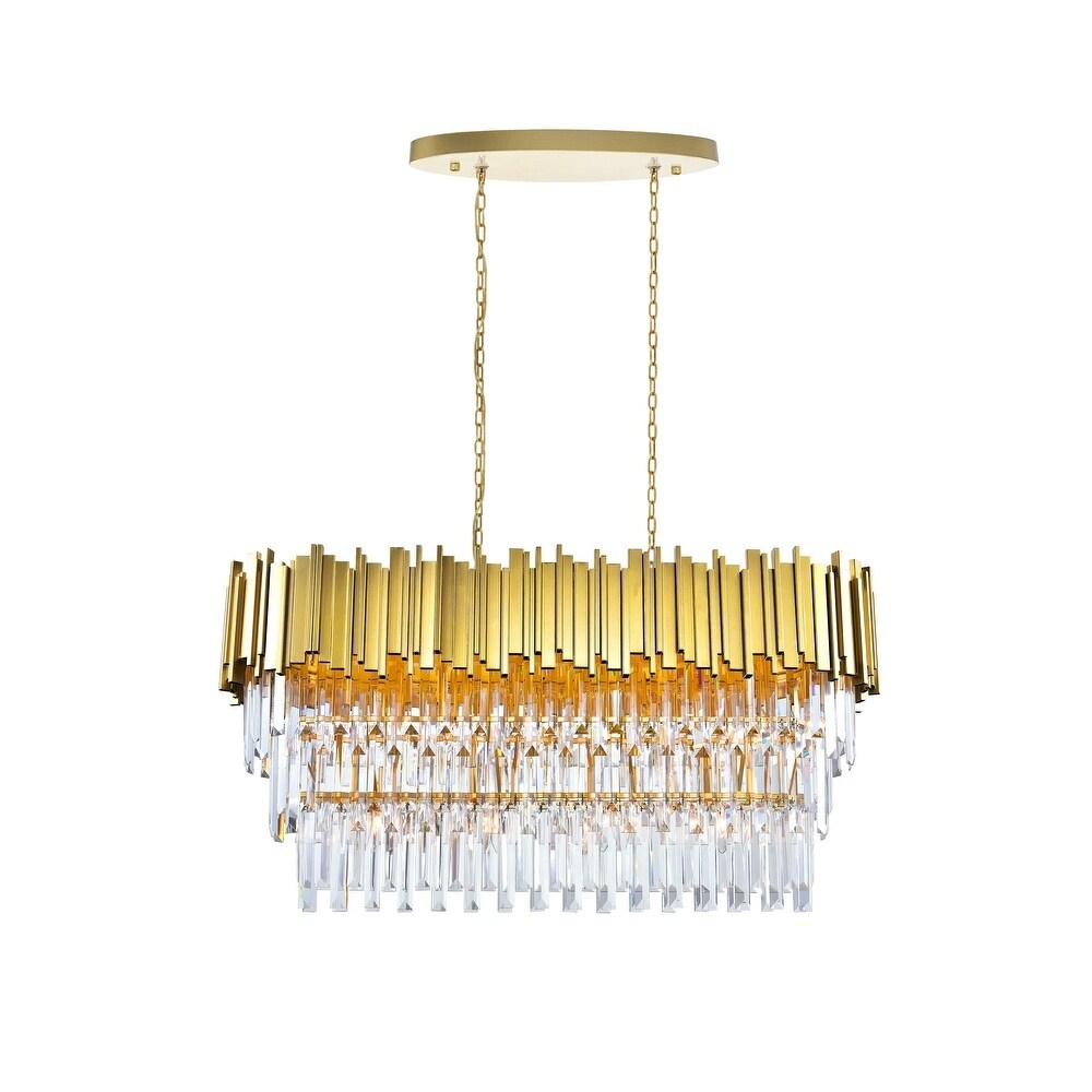 Deco 9 Light Pool Table Light with Medallion Gold Finish - Chandeliers For Bedrooms by Overstock.com