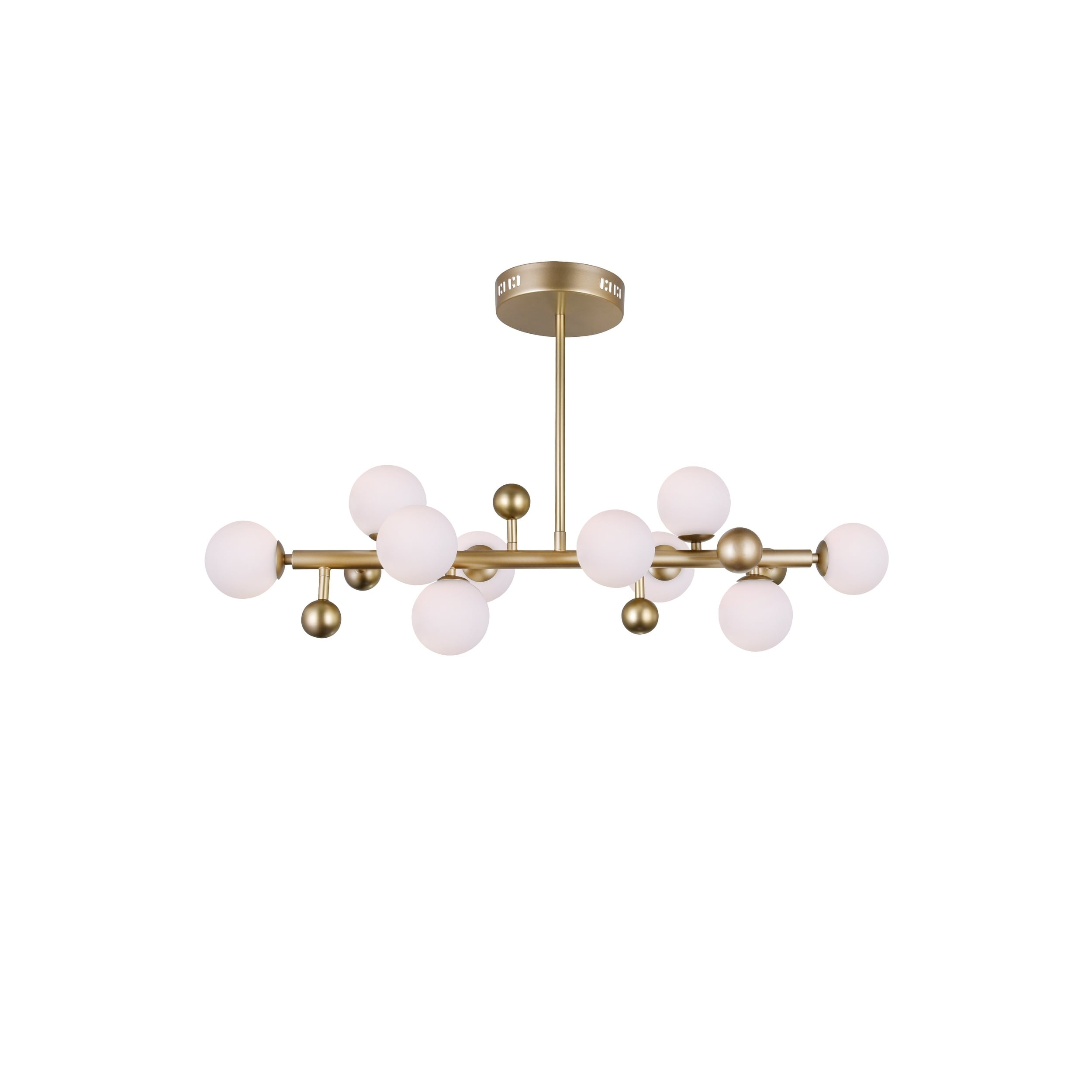Element 10 Light Chandelier with Sun Gold Finish - Chandeliers For Bedrooms by Overstock.com