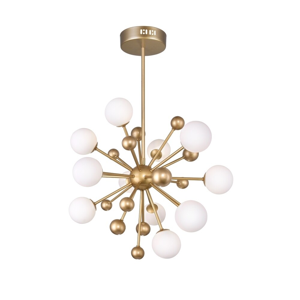 Element 11 Light Chandelier with Sun Gold Finish - Chandeliers For Bedrooms by Overstock.com