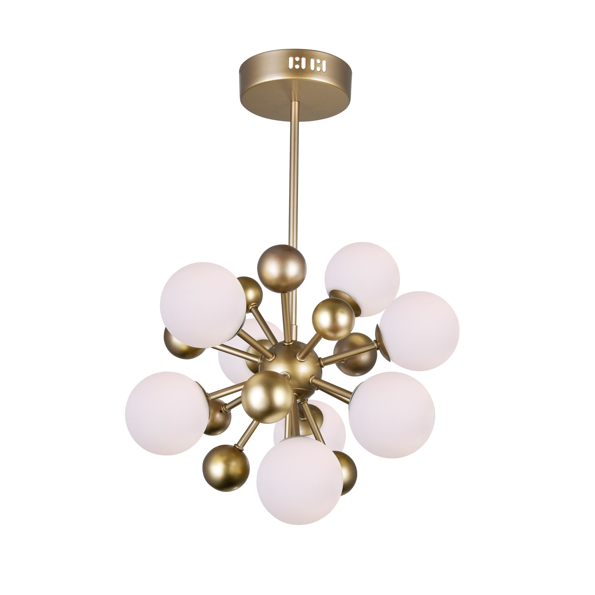 Element 8 Light Chandelier with Sun Gold Finish - Chandeliers For Bedrooms by Overstock.com