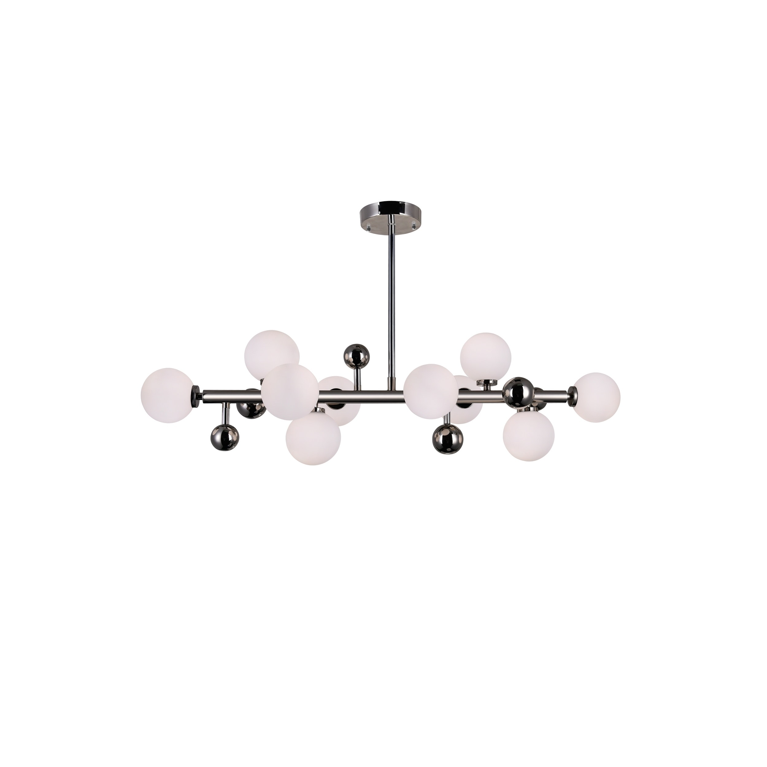 Element 10 Light Chandelier with Polished Nickel Finish - Chandeliers For Bedrooms by Overstock.com