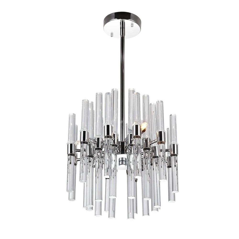 Miroir 3 Light Mini Chandelier with Polished Nickel Finish - Chandeliers For Bedrooms by Overstock.com