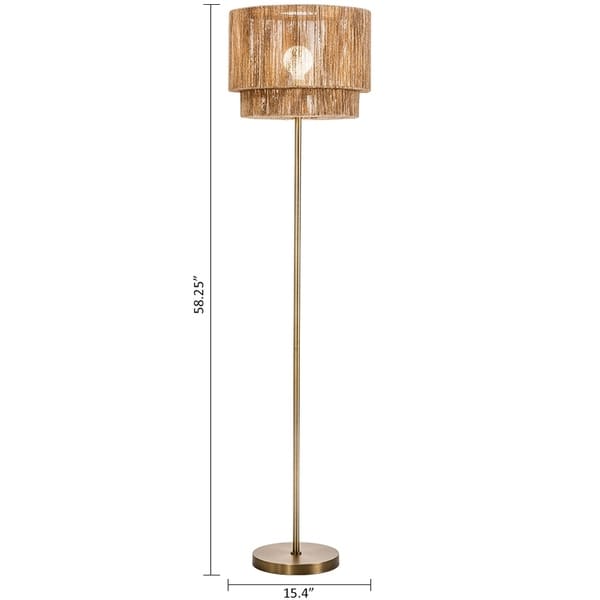 jute table lamp