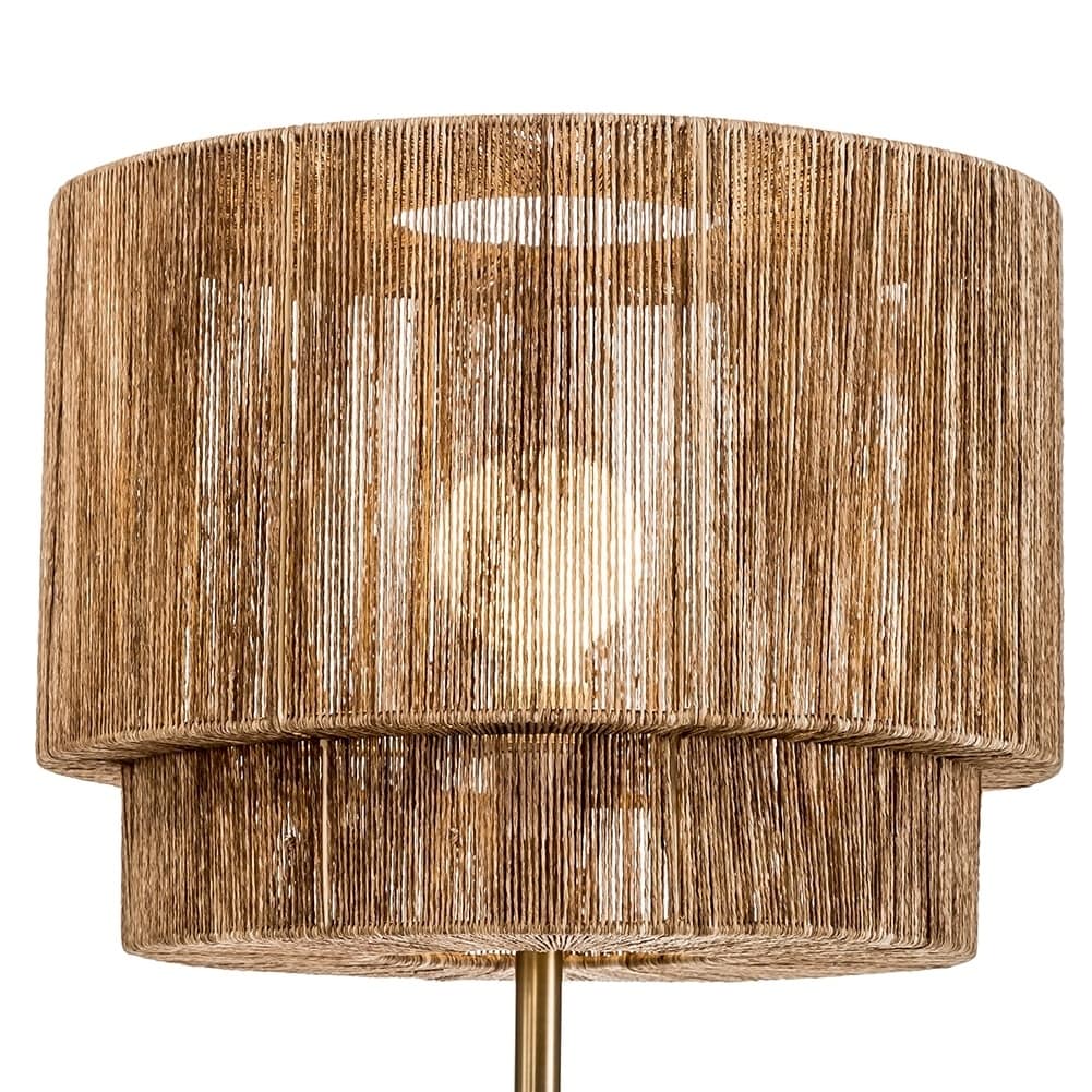 jute floor lamp